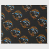 モンスタートラックはこれ私がいかに飛ぶかです ラッピングペーパー (フラット)