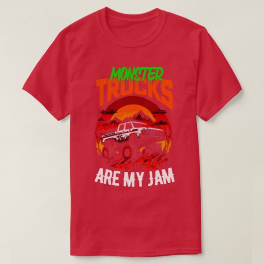 モンスタートラックは私のジャムおもしろい11 Tシャツ (デザイン正面)