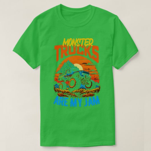 モンスタートラックは私のジャムおもしろい5 Tシャツ (デザイン正面)