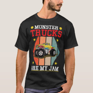 モンスタートラックは私のジャムアクションとモンスタートラック Tシャツ