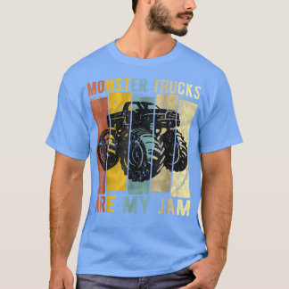 モンスタートラックは私のジャムヴィンテージレトロモンスタートル Tシャツ