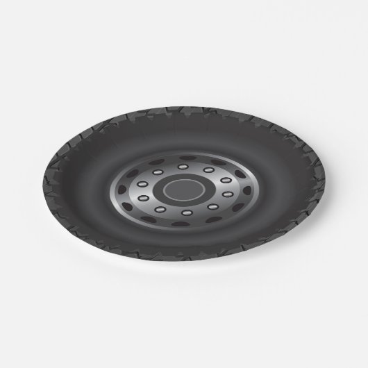 モンスタートラックは#1を疲れさせます ペーパープレート (アングル)