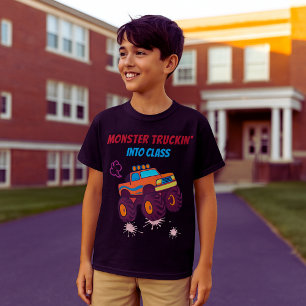 モンスタートラックをクラスに Tシャツ