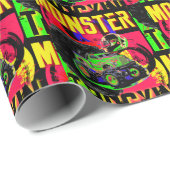 モンスタートラックオールアメリカンデザイン ラッピングペーパー (ロールコーナー)