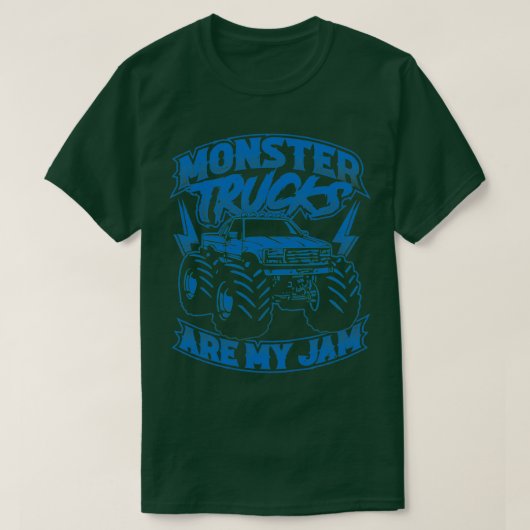 モンスタートラックカーラバーシャツモンスタージャムトラックC Tシャツ (デザイン正面)