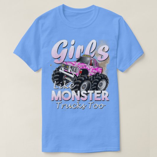 モンスタートラックガールズモンスターズ誕生日3 Tシャツ (デザイン正面)
