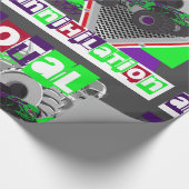 モンスタートラックキッズ懸命コアクール ラッピングペーパー (角)