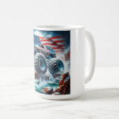 モンスタートラックコーヒーマグ コーヒーマグカップ (正面右)