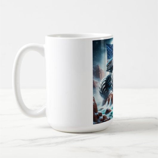 モンスタートラックコーヒーマグ コーヒーマグカップ (左)