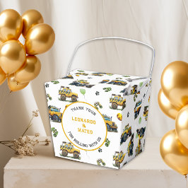 モンスタートラックサファリウォーターカラーツインボーイズ誕生日 フェイバーボックス