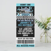 モンスタートラックサメ招待状 招待状 (スタンド正面)