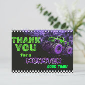 モンスタートラックサンキューカード サンキューカード (スタンド正面)