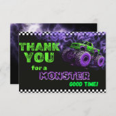 モンスタートラックサンキューカード サンキューカード (正面/裏面)