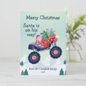 モンスタートラックサンタ家族ネーム シーズンカード (スタンド正面)