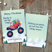 モンスタートラックサンタ家族ネーム シーズンカード