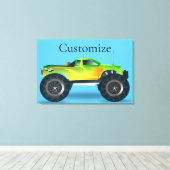 モンスタートラックサンダー_コーブ キャンバスプリント (インサイチュ (ウッドフロア))