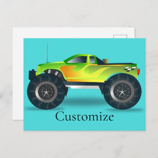 モンスタートラックサンダー_コーブ シーズンポストカード (正面/裏面)