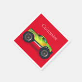 モンスタートラックサンダー_コーブ スタンダードカクテルナプキン (角)