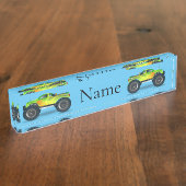 モンスタートラックサンダー_コーブ デスクネームプレート (側面)