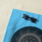 モンスタートラックサンダー_コーブ ビーチタオル (インサイチュ)