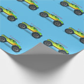 モンスタートラックサンダー_コーブ ラッピングペーパー (角)