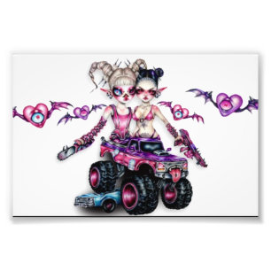 モンスタートラックジャズミン豆 フォトプリント