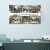 モンスタートラックジャムラリー誕生日ビニールバナー 横断幕