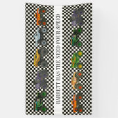 モンスタートラックジャムラリー誕生日ビニールバナー 横断幕