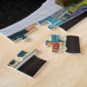 モンスタートラックジャンプ絵を描油、ジグソーパズル ジグソーパズル (側面)