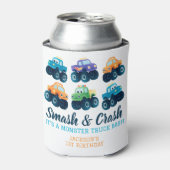 モンスタートラックスマッシュ&クラッシュ誕生日 缶クーラー (缶正面)