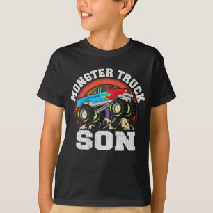 モンスタートラックソンマッチングファミリーモンスタートラック Tシャツ
