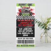 モンスタートラックゾンビ招待 招待状 (スタンド正面)