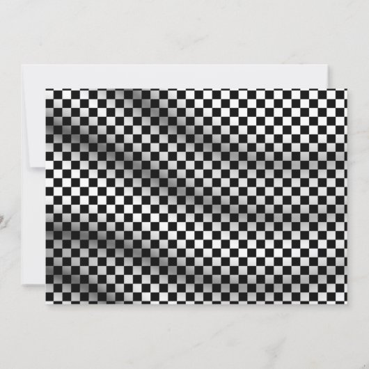 モンスタートラックチーム誕生日パーティーと写真 招待状 (裏面)