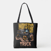 モンスタートラックデザイン トートバッグ (裏面)