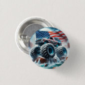 モンスタートラックバッジ 缶バッジ (正面&裏面)