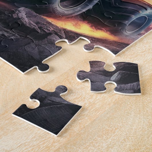 モンスタートラックパズル ジグソーパズル (側面)