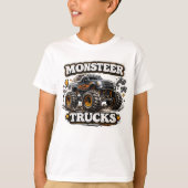 モンスタートラックパワーキッズTシャツ Tシャツ (正面)