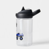 モンスタートラックパーソナライズされたウォーターボトル ウォーターボトル (左面)