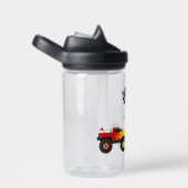 モンスタートラックパーソナライズされたウォーターボトル ウォーターボトル (右面)