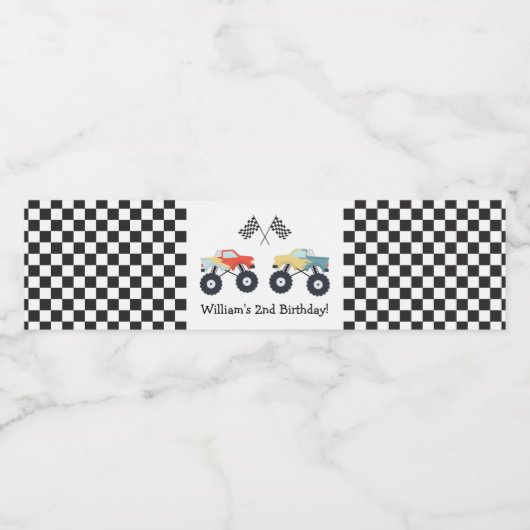 モンスタートラックパーティー ペットボトルラベル (シングルラベル)