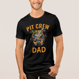 モンスタートラックピットクルーのパパ トライブレンドTシャツ
