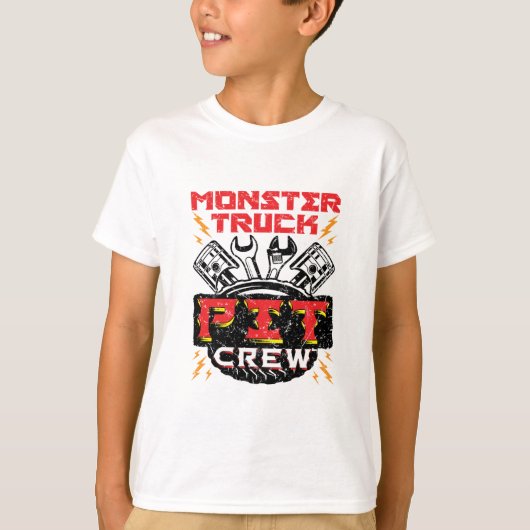 モンスタートラックピットクルー Tシャツ (正面)