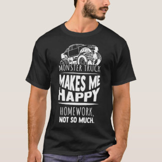 モンスタートラックファンレーシング恋人モンスタートラックさえも Tシャツ