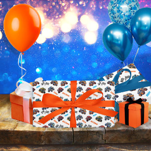 モンスタートラックブームクランチクラッシュ誕生日 ラッピングペーパー