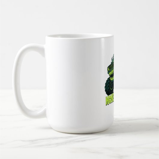 モンスタートラックホラー炎 コーヒーマグカップ (左)