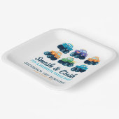 モンスタートラックボーイズかわいいボーイズ誕生日 ペーパープレート (傾斜あり)