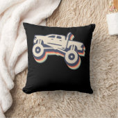 モンスタートラックボーイズモンスタートラックヴィンテージ クッション (ブランケット)