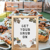 モンスタートラックボーイズ誕生日食べ物ギフトテーブルサイン