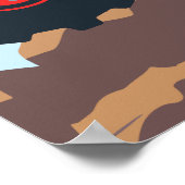 モンスタートラックボーイ誕生日パーティー歓迎サイン ポスター (角)