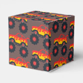 モンスタートラックボーイ誕生日パーティー フェイバーボックス (裏面サイド)